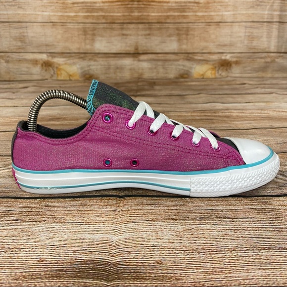 Converse Glitter CTAS Double Tongue Youth Size 6 Athletic Skateboard Shoes - NEW - Picture 11 of 11
